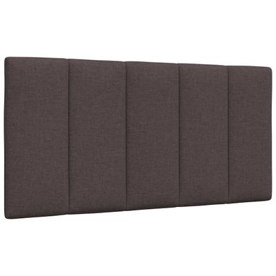 vidaXL Vankúš na čelo postele Hanko tmavohnedý 100 cm látka