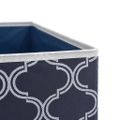vidaXL skladacie úložné boxy 4 ks Modrá 32x32x32 cm Netkaná textília