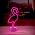 Neon LED on stand FLAMINGO pink USB-C FSC-11 Forever Light