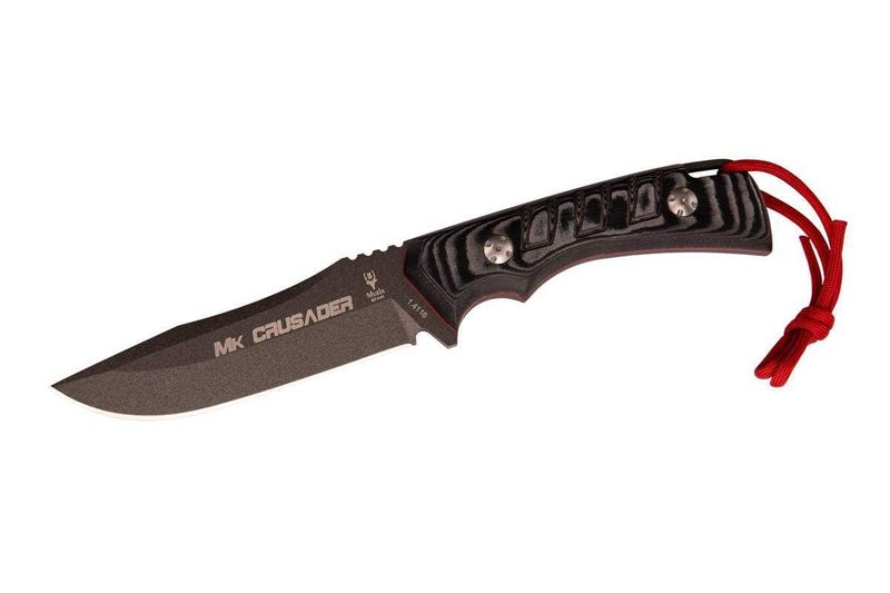 Muela Crusader 13M.N/K lovecký nôž 13 cm, čierna, Micarta, puzdro Kydex