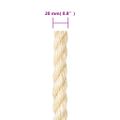 vidaXL Lano 100% sisal 20 mm 25 m
