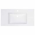 vidaXL Vstavané umývadlo 800x460x130 mm, SMC, biele
