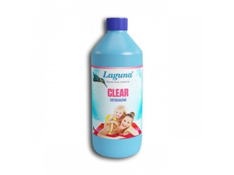 Prípravok na vyčistenie bazénov pred napustením bazénovej vody LAGUNA Clear 1l