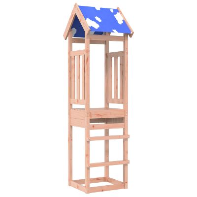 vidaXL Herná veža Hnedá 52.5 x 46.5 x 208 cm Masívne douglasové drevo