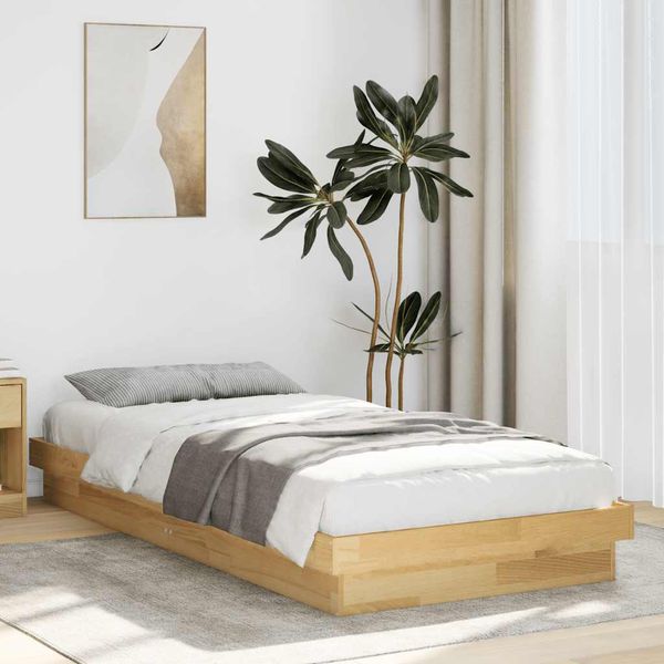 VidaXL Rám postele bez matraca 80x200 cm Masívne dubové drevo