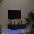 vidaXL TV skrinka s LED svietidlami šedá 60x35x15,5 cm
