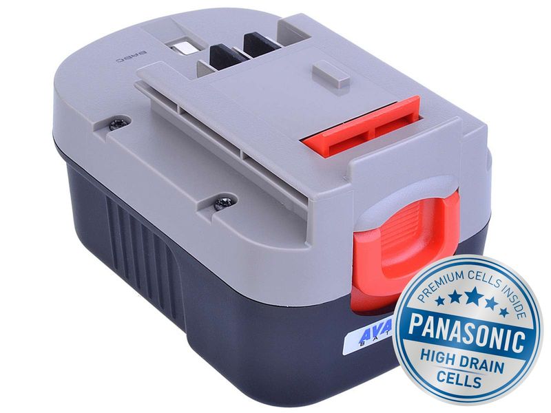 Batéria AVACOM BLACK & DECKER A144, A1714 Ni-MH 14,4 V 3000mAh, články PANASONIC