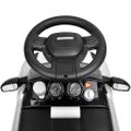 Detské pojazdné auto s rádiom, biele Land Rover 348