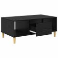 vidaXL Konferenčný stolík Čierny dub 90 x 50 x 26.5 cm