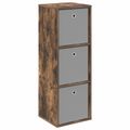 vidaXL Servírovacia skriňa so zásuvkou Dymová dub 35 x 32 x 99,5 cm