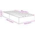vidaXL Otomanový posteľný rám s úložiskom Staré drevo 203 x 90 x 25 cm