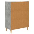 vidaXL Servírovacia skriňa so zásuvkou Betónovo sivá 66 x 34,5 x 90 cm
