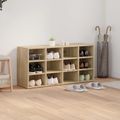 vidaXL Skriňa na topánky 103 x 30 x 51 cm Kompozitné drevo Dub sonoma