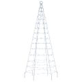 vidaXL LED vianočný stromček 200 LED modré 180 cm