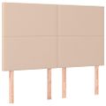 vidaXL Boxspring posteľ s matracom kapučínová 140x190 cm umelá koža