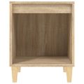 vidaXL Nočný stolík dub sonoma 40x35x50 cm