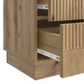 vidaXL Nočný stolík Dub artisan 62 x 34,5 x 44,5 cm Kompozitné drevo