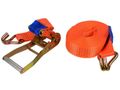 Popruh upínací s ERGO ráčňou a hákom, 10 m/5 T/50 mm GEKO