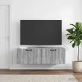 vidaXL Nástenná TV skrinka Nástenný Sivá sonoma 98 x 31 x 30 cm