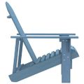 vidaXL Záhradná stolička Adirondack jedľový masív modrá