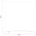 vidaXL Poťah na podložku 2 pcs HEERLEN Čierna 60 x 60 cm Bouclé