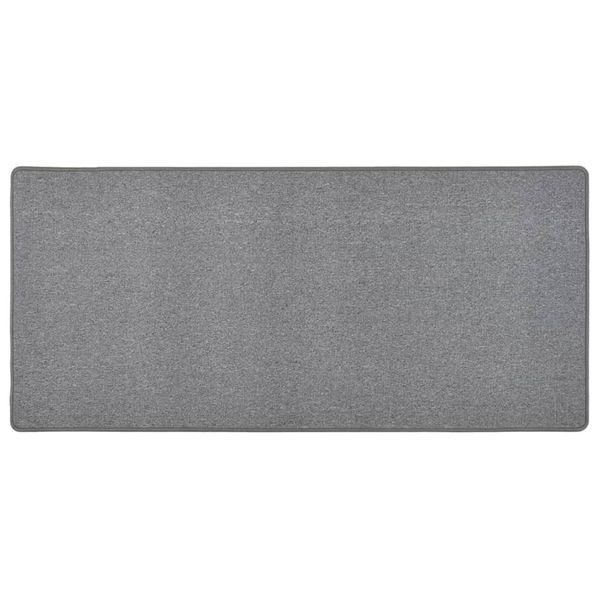 vidaXL Kobercový behúň tmavosivý 50x100 cm
