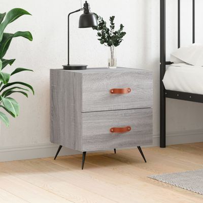 vidaXL Nočný stolík sivý sonoma 40x35x47,5 cm kompozitné drevo