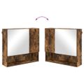 vidaXL Sada kúpeľňového nábytku 5 ks Dymová dub 61 x 35 x 64 cm