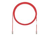 Patch kábel - RJ-45 (M) do RJ-45 (M) - 1 m - UTP - CAT 6 - neobsahuje halogén, lisovaný, prevedenie bez hrbolčekov - červená