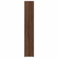 vidaXL CD skrinky 2 ks hnedý dub 21x16x93,5 cm spracované drevo
