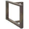 vidaXL Nohy konferenčného stolíka v tvare T, 2 ks, čierne, 70x25x(42-43) cm, oceľové