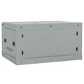 vidaXL Sieťový kabinet s úložiskom Sivá 60 x 45 x 35 cm Oceľ