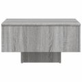 vidaXL Konferenčný stolík sivý sonoma 60x60x31,5 cm spracované drevo