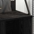 vidaXL Vešiak na oblečenie Čierny dub 100 x 41 x 184 cm