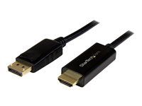 4K DisplayPort to HDMI Converter Cable - Computer Monitor Cable (DP2HDMM1MB) - Kábel adaptéra - DisplayPort s pínmi (male) do HDMI s pínmi (male) - 1 m - čierna - podporuje 4K - pre P/N: TB3DK2DPPD, TB3DK2DPPDUE, TB3DK2DPW, TB3DK2DPWUE, TB3DKDPMAW, TB3DKDPMAWUE