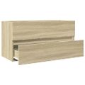 vidaXL Skrinka pod umývadlo, dub sonoma 90x38,5x45cm, kompozitné drevo