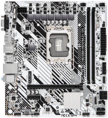 ASRock H610M-HDV/M.2+ D5 / LGA1700 / Intel H610 / 2x DDR5 / VGA / HDMI / DP / M.2 / USB-C / mATX Základní deska, Intel H610, LGA1700, 2× DDR5 DIMM (max. 96GB), M.2, USB-C, HDMI, DisplayPort, VGA, mATX