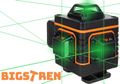 4D Krížový Nivelačný Laser 16 Líniový Prístroj Bigstren 18763 4D Křížový Nivelační Laser 16 Liniový Přístroj Bigstren 18763