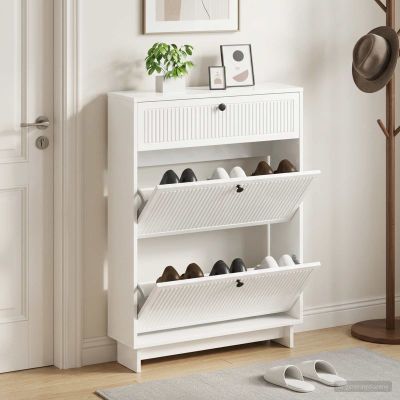 vidaXL Skriňa na topánky EDE 78 x 24 x 103 cm Kompozitné drevo