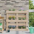 vidaXL Kvetinové boxy pre euro palety 12 ks Zelená 14 x 9 x 9,5 cm