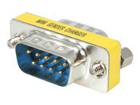 M/M - Serial gender changer - DB-9 (M) to DB-9 (M) - GC9SM - Sériová redukcia (samčí-samičí) - DB-9 (M) do DB-9 (M) - pre P/N: IC232TTL