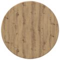 vidaXL Vrchná doska Ø 40 x 1,5 cm Okrúhly Kompozitné drevo Dub artisan