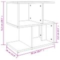 vidaXL Nočný stolík dymový dub 50x30x31,5 cm spracované drevo