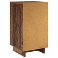 vidaXL Nočný stolík Staré drevo 33,5 x 34,5 x 60 cm Kompozitné drevo