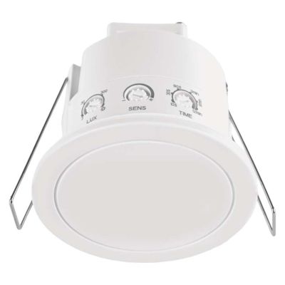 Mikrovlnný senzor prítomnosti IP20 24GHZ 2000W, biela