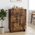 vidaXL Servírovacia skriňa so zásuvkou Dymový dub 66 x 34,5 x 90 cm