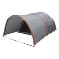 vidaXL Tunelový stan 370 x 275 x 210 cm Šedá a oranžová