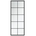 vidaXL Nástenné zrkadlá 2 ks čierne 100x40 cm kov