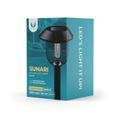 Solárna LED lampa Forever Light so stĺpikom SUNARI FLS-30 čierna