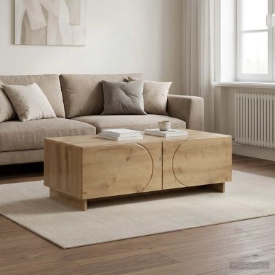 vidaXL Konferenčný stolík Dub artisan 102 x 50,5 x 35 cm